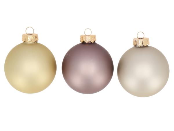 Kugel xmas Glas FASHION Mix3 D7,5cm