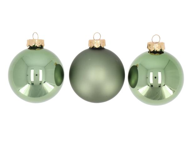 Kugel xmas Glas FASHION Mix3 D7,5cm