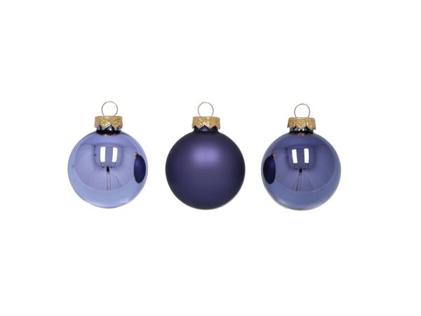 Kugel xmas Glas FASHION Mix3 D5cm