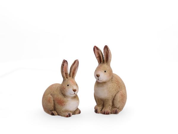 Hase Terrakotta kalt gemalt 2Mod 