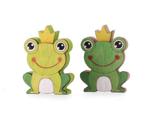 Frosch Holz z stellen 2Mod B4,5 6,5cm