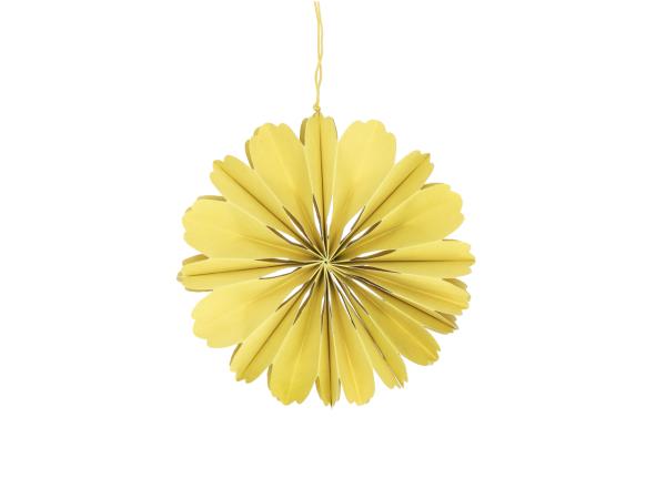 Rosette Blüte Papier Deko z Hängen (Magnetverschluss)   D20cm