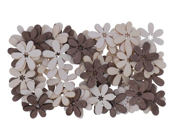 Blüte Holz z streuen 72St/Box  D4cm