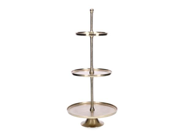 Etagere Aluguss x3
!! Aktionsartikel- Kein Umtausch / Rückgabe möglich !! D25/30/40 H93cm