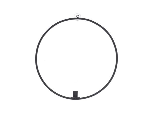 Kerzenhalter Ring Metall f Spitzkerze (23mm)  D40cm