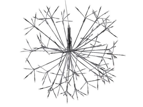 Lichtball Feuerwerk funkelnd 160Lichter (16 funkelnd) LED warmweiss 24Volt m Timer indoor   D60cm