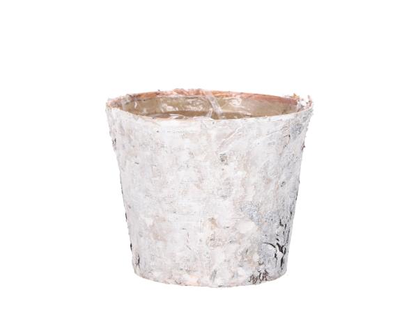 Topf Birkenrinde D8/11 H9cm