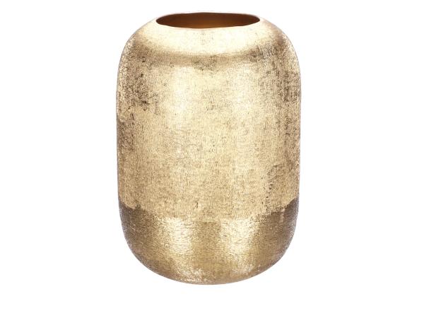 Vase Messing gebürstet D18 H26,5cm