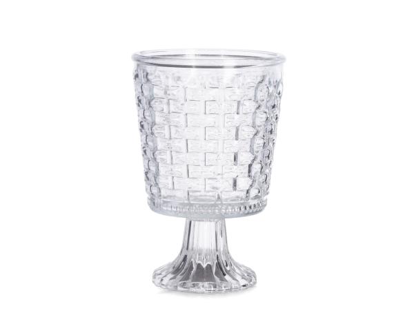 Glas Pokal D12 H18cm