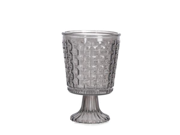 Glas Pokal  D12 H18cm