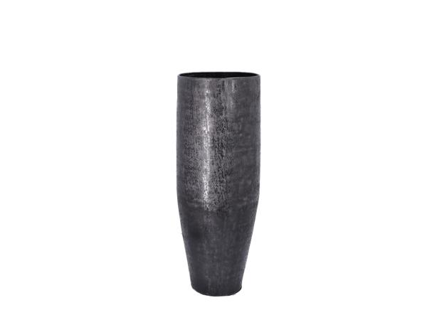 Vase Aluminium gebürstet D31 H82cm