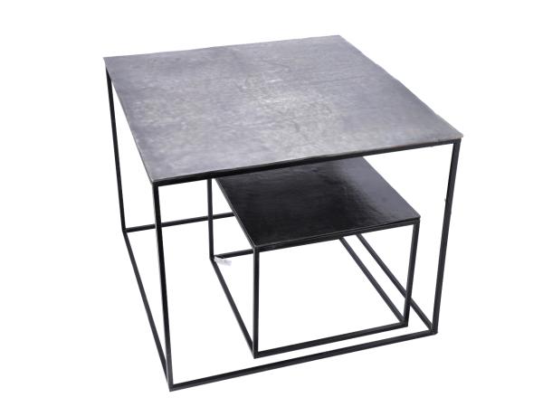 Tisch Teatable quadrat Set2 B51/81,5 T45/76 H36/61cm