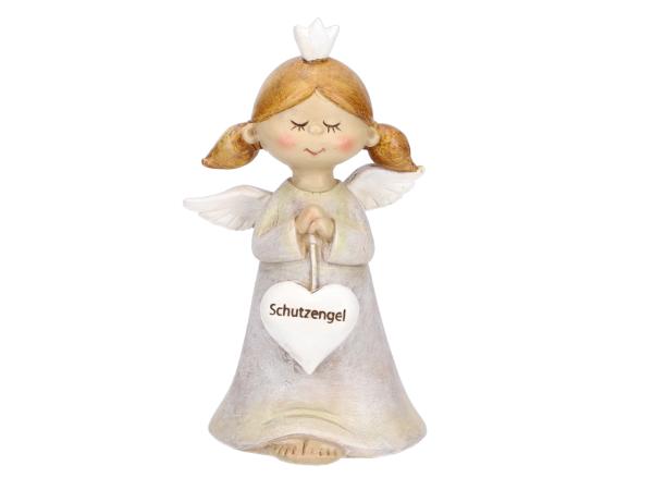 Schutzengel Prinzessin 2Mod stehend   B8 T6 H14,5cm