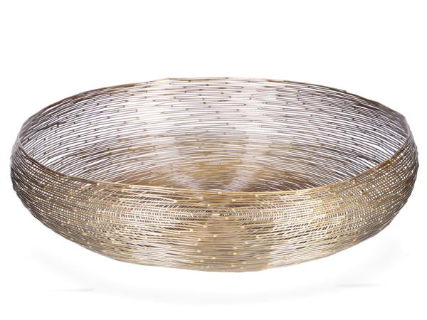 Drahtschale Messing  D50 H15cm