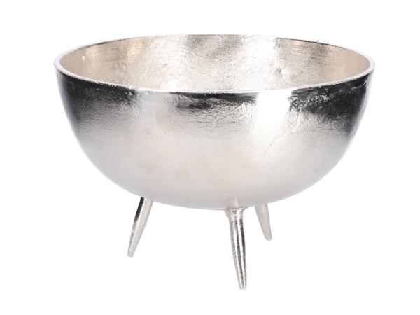 Kugelschale Aluguss 3 Füße D30 H20cm