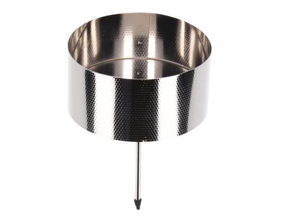 Kerzenhalter Metall D9,7cm H15cm inkl. Stick für Kerze bis D9,5cm  D9,7 H15/10cm