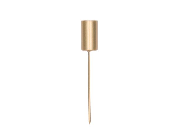 Kerzenhalter Metall lackiert D2,3cm H14cm inkl. Stick für Kerze bis D2,2cm  2.3x14cm