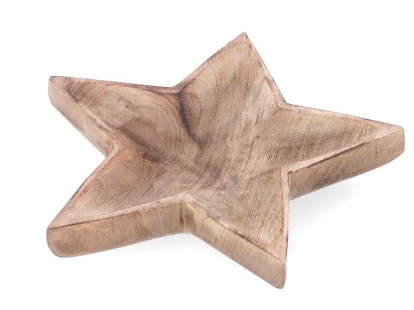Sternschale Holz Mangowood  D25 H4cm