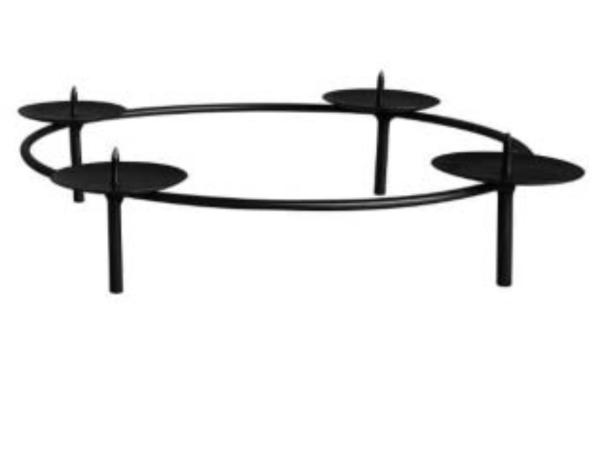 Aufsatz-Kerzenhalter x4  D40 H7cm