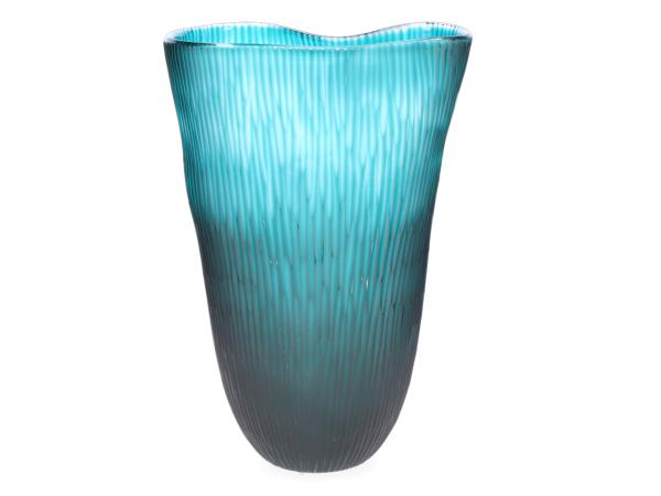 Vase Glas Arim geschliffen B25 T20 H36cm