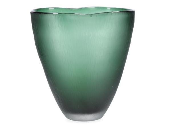 Vase Glas Prado geschliffen B27 T21 H30cm