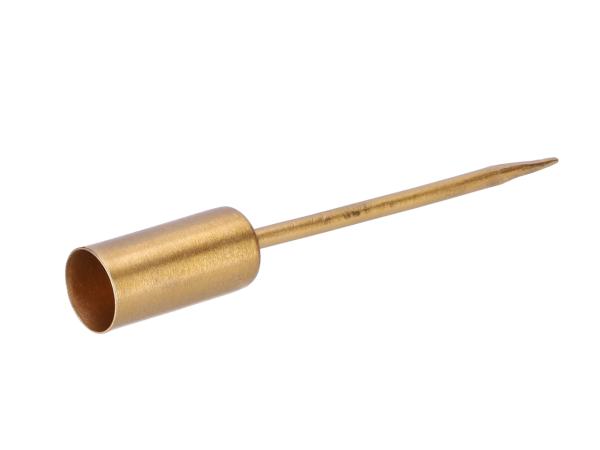 Stecker Kerzenhalter Metall  D2,5 L15,5cm