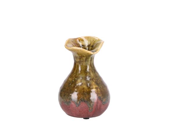 Zwiebelvase Keramik glasiert D7,5 H12cm