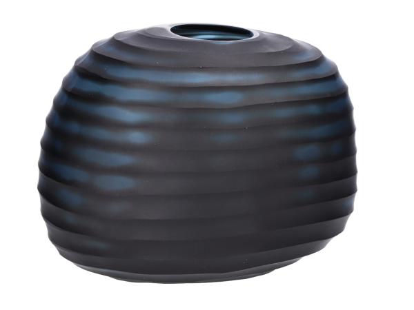 Vase Glas Ricol geschliffen 