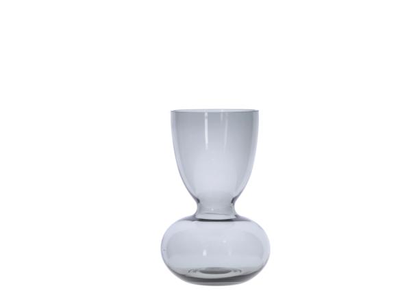 Vase Glas Zwiebelvase cold cut durchgefärbt D15,5 H24cm