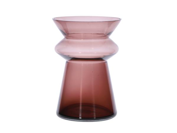 Vase Glas Barrique cold cut durchgefärbt D20 H29,5cm