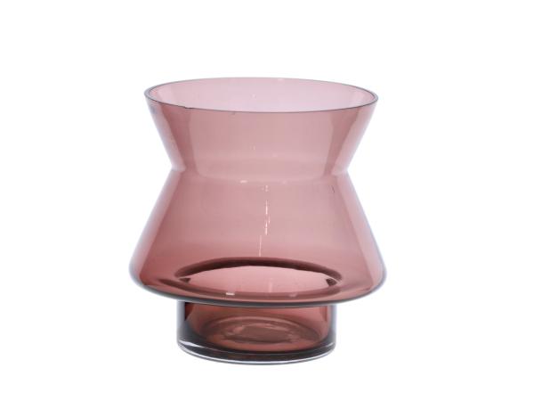 Vase Glas Barrique klein durchgefärbt 