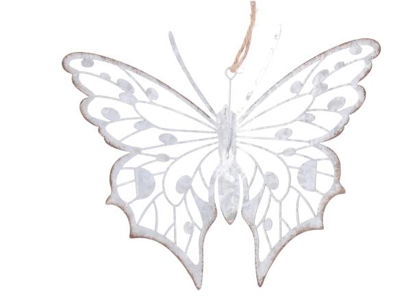Schmetterling Blech durchbrochen z Hängen B16 H17,5cm