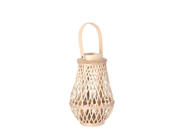 Laterne Rattan Windlicht Drop  