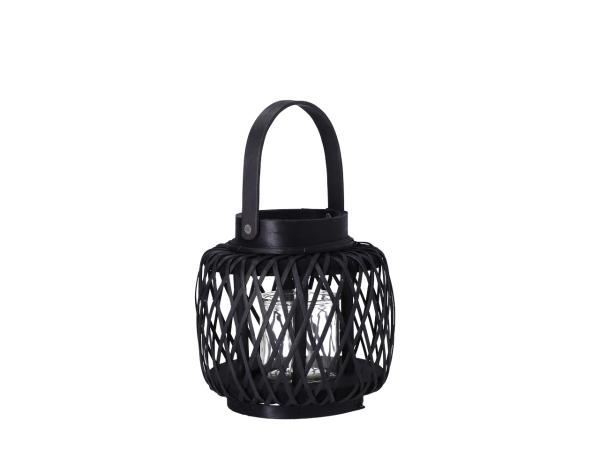 Laterne Rattan Windlicht  