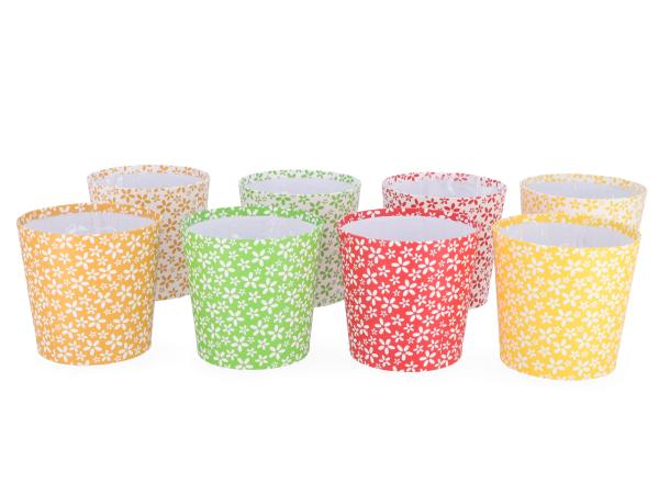 Paperpot Flowers innen foliert D11/13 H12,5cm