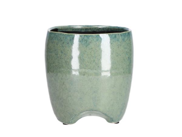 Topf Ontho Keramik Glasur Sprinkle  D14,5 H14,5cm