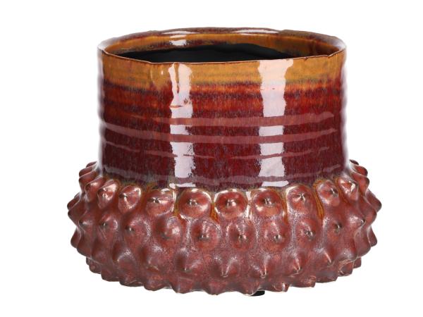 Topf Keramik Aroni Glasurverlauf 2tone D17,5 H13,3cm