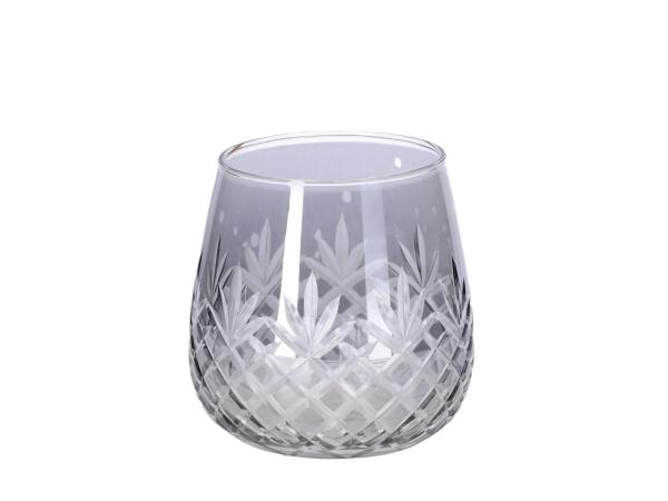 Glas geschliffen lüster (nicht spülmaschinenfest)
 D13 H13cm