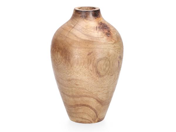 Vase Holz Deko (f Trockenblumen) H18 D11cm