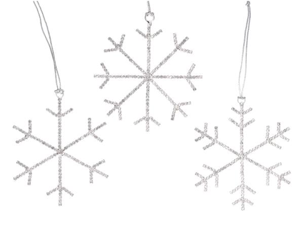 Dekohänger Schneeflocke Brilliants 3 mod D9cm