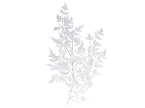 Laubzweig Nandina Pure White Silk  L120cm