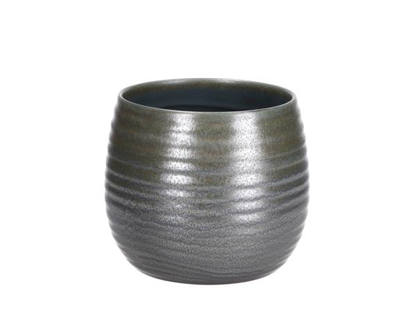 Kübel Karim Stonware glasiert D15 H13cm