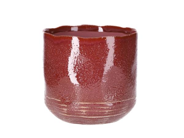Topf Malibu rustik Keramik Stoneware glasiert  D15,9 H14,8cm