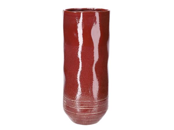 Vase Malibu rustik Keramik Stoneware glasiert  D16,4 H38,7cm