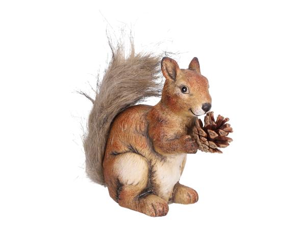 Eichhörnchen sitzend M Zapfen Keramik bemalt
!! Aktionsartikel- Kein Umtausch / Rückgabe möglich !! B13,5 T7,5 H13,5cm