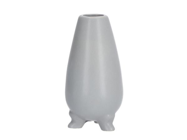Vase Olive Porzellan a 3Fuss Mattglasur  D7,7 H15cm