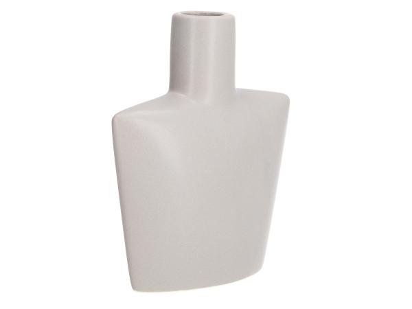 Vase Flacon Sixtee Porzellan Mattglasur  B13 T5,5 H16cm