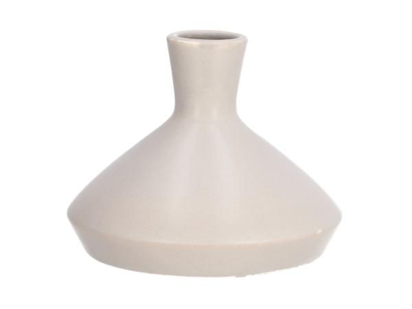 Vase Disko Sixtee Porzellan Mattglasur  D16,5 H13,5cm