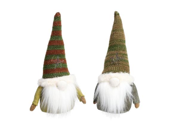 Wichtel m Strickmütze u Armen 2Mod/FB  B8 T6 h20cm
