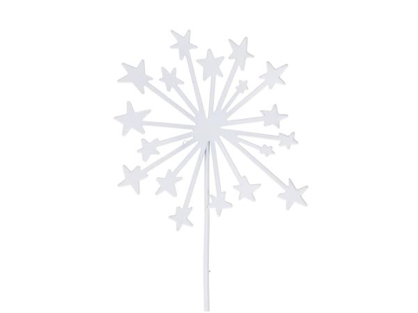 Stecker Sterne Feuerwerk Metall beglittert D9 L41cm